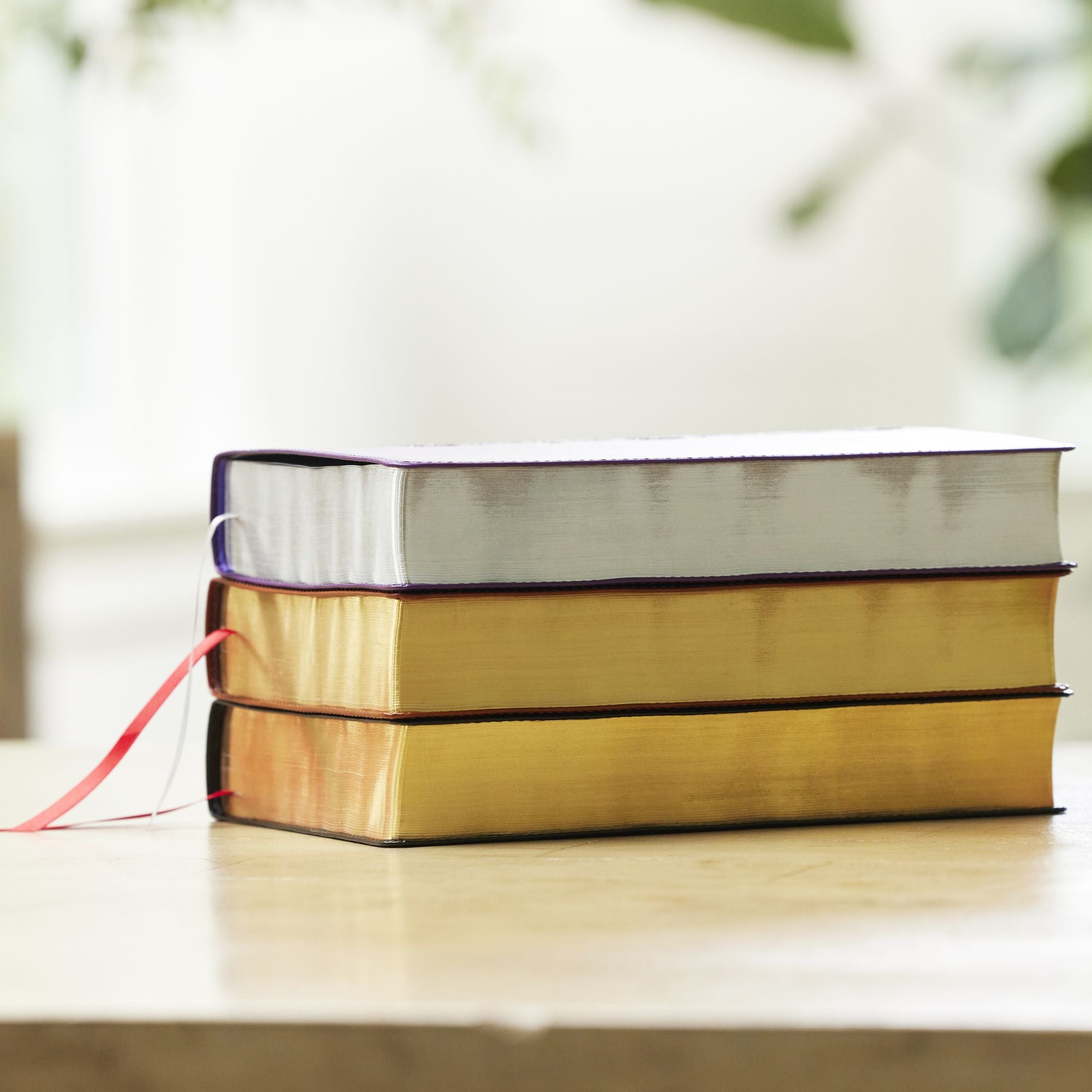 NKJV Giant Print End-of-Verse Reference Bible, Brown Leathersoft, Red Letter, Comfort Print: Holy Bible - Great for Father's Day