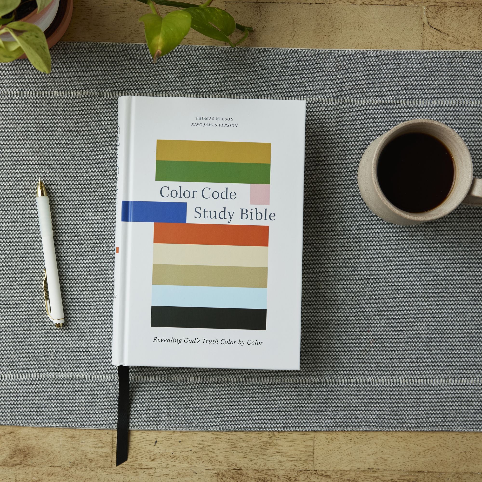 Color Code Study Bible, Revealing God's Truth Color by Color (KJV, Hardcover, Red Letter)
