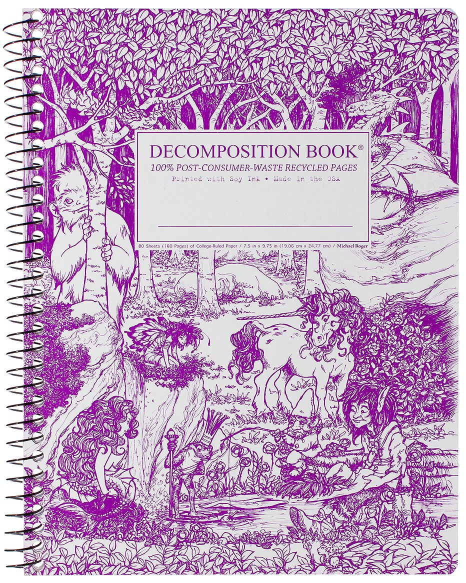 Fairy Tale Forest Coilbound Large Decomposition Book
