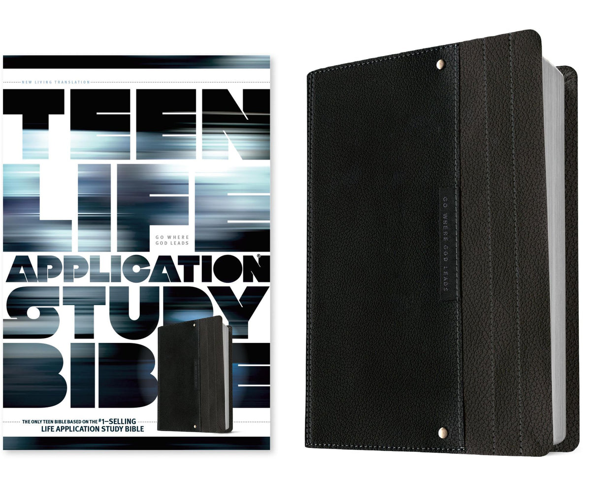 NLT Teen Life Application Study Bible (LeatherLike, Black)