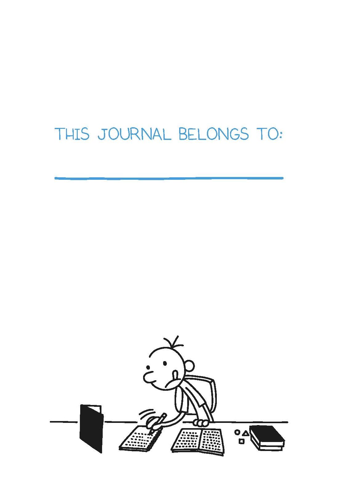 The Diary of a Wimpy Kid Blank Journal: 224 Lined Pages and Jeff Kinney Spot Art Throughout