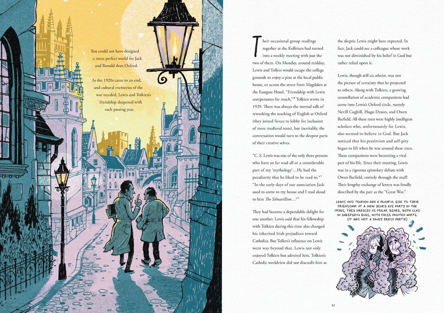 The Mythmakers: The Remarkable Fellowship of C.S. Lewis & J.R.R. Tolkien (A Graphic Novel)