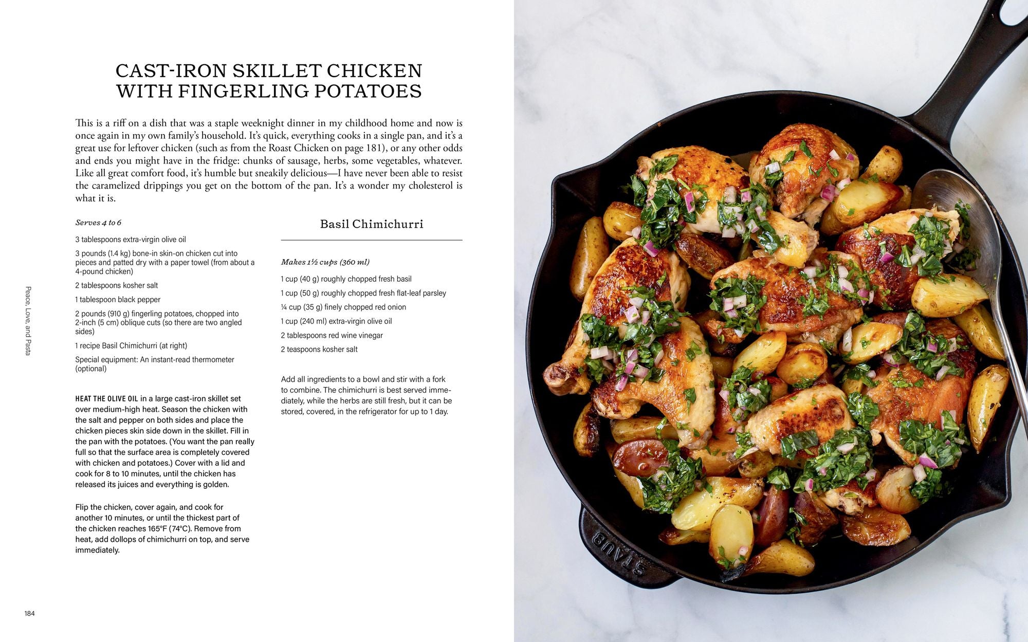Peace, Love, and Pasta: Simple and Elegant Recipes from a Chef's Home Kitchen
