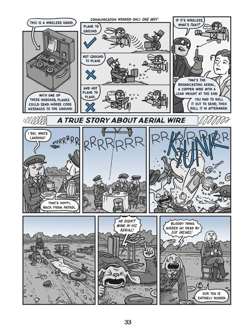 Above the Trenches (Nathan Hale's Hazardous Tales #12): A World War I Flying Ace Tale