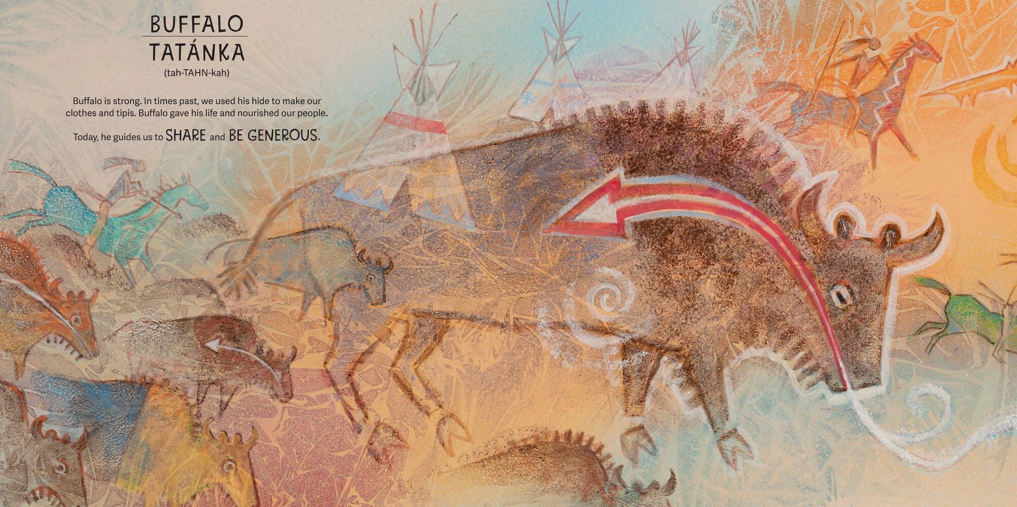 The Animals Speak: The Lakota Way (Wamakashka 'iya: Lakhol Wichoh'a Ki ) (A Picture Book)