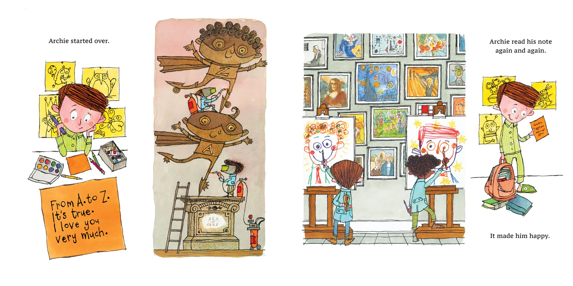 From Archie to Zack: Includes 4 Tear-Out Valentines to Share!