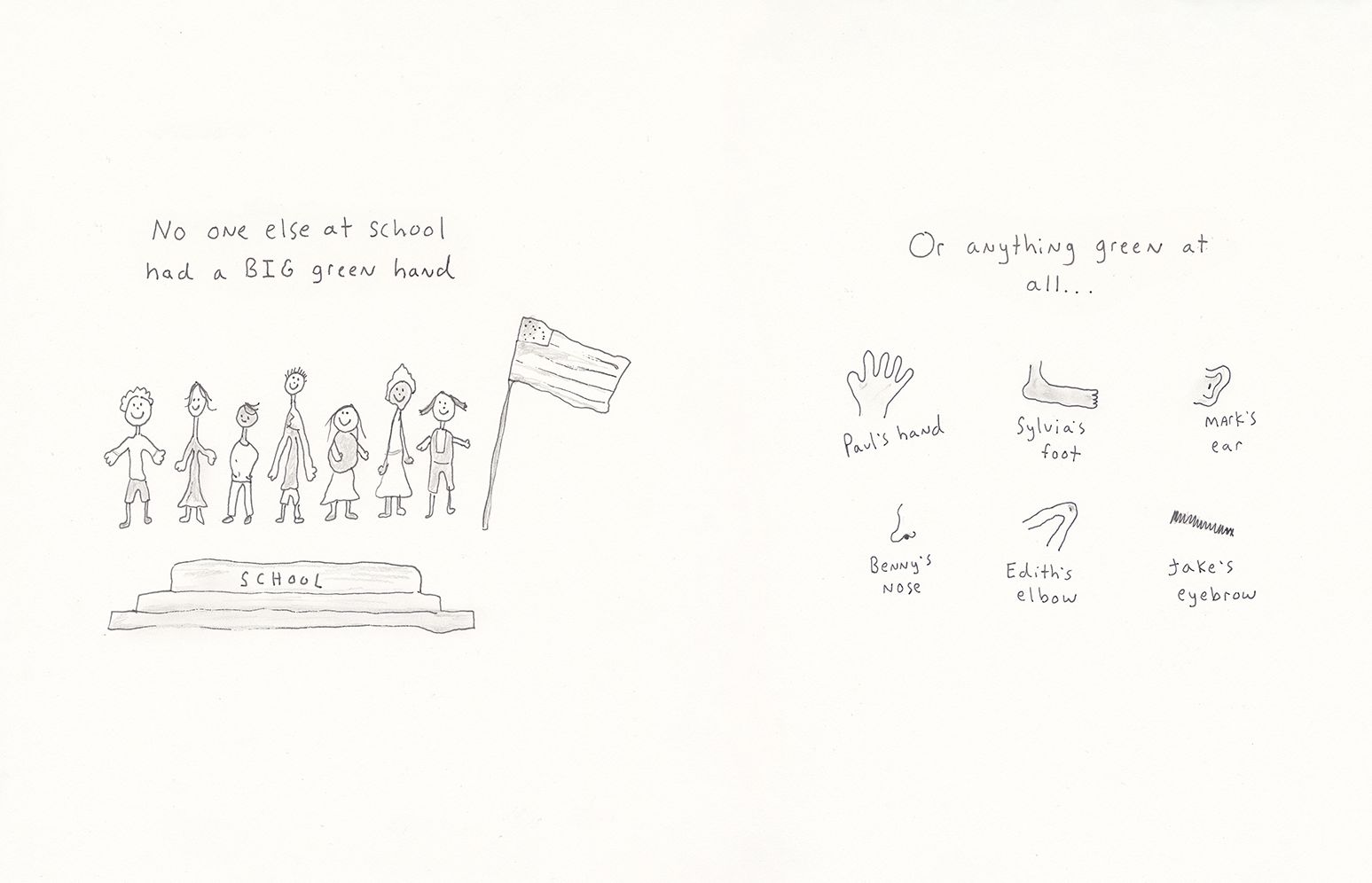 The Little Kid with the Big Green Hand