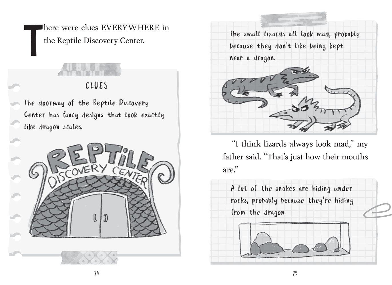 The Discovery of Dragons (Miriam's Magical Creature Files #2): A Chapter Book