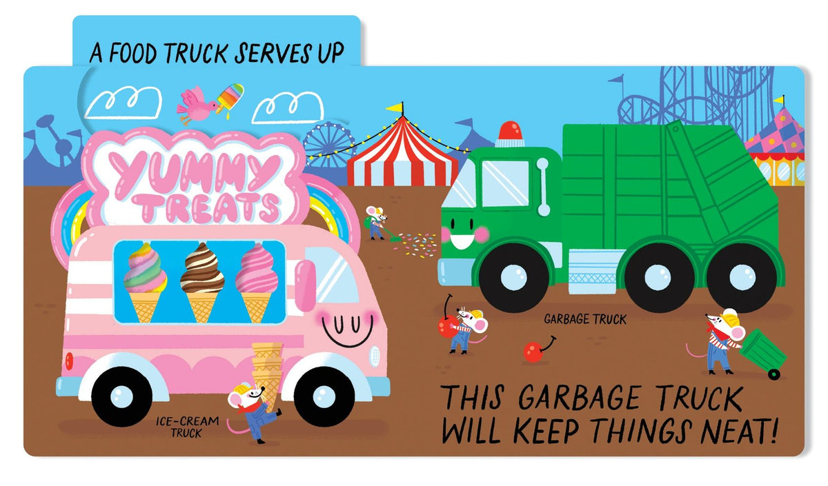 A Truck Will Roll (A Hello!Lucky Hands-On Book): An Interactive Board Book