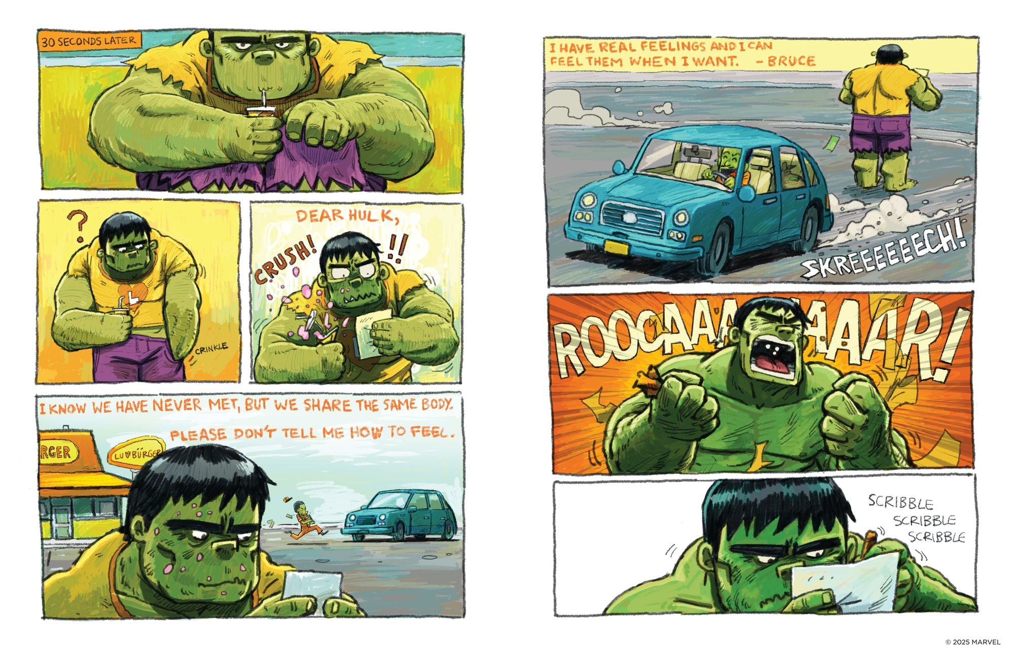 All the Hulk Feels (A Mighty Marvel Comics Picture Book)