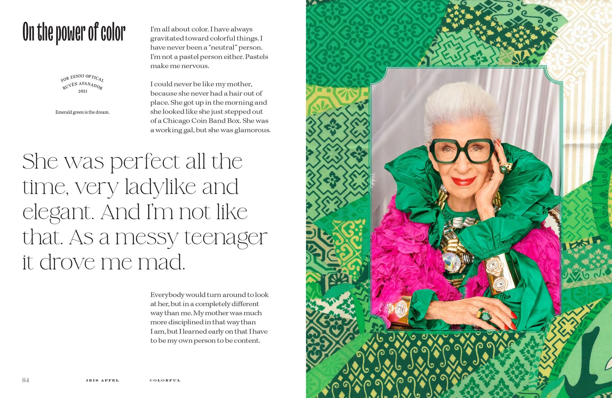 Iris Apfel: Colorful: A Treasure Trove of Inspiration, Influences, and Ideas