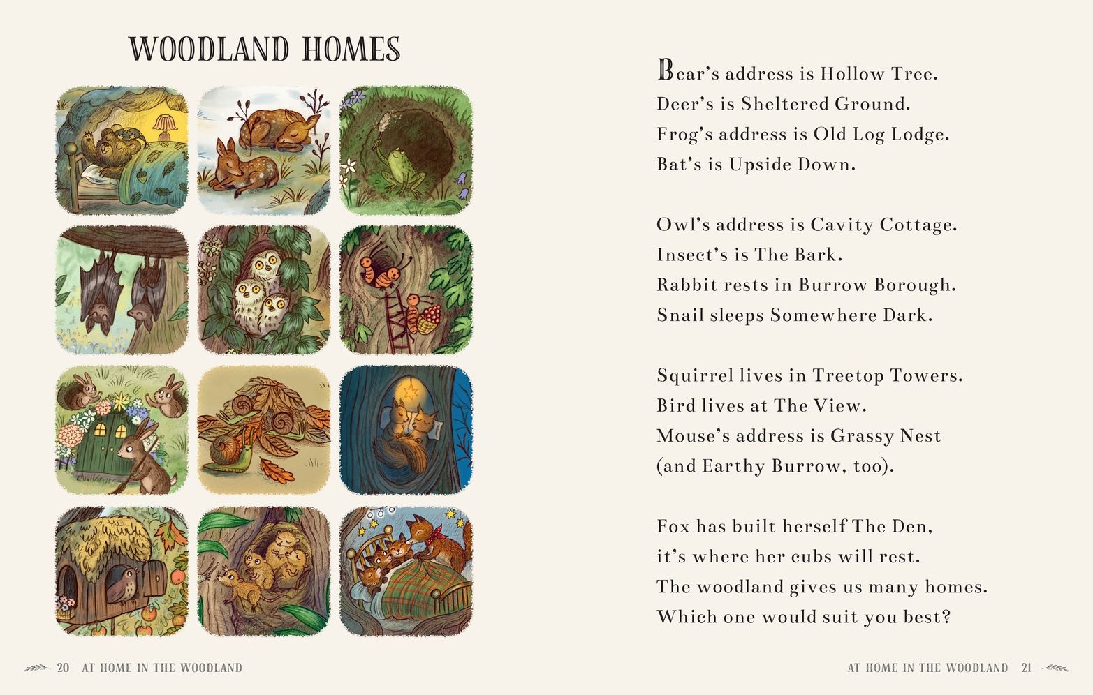 Wisdom of the Woods: 40 Nature Poems Passed Down from Bear to Bear