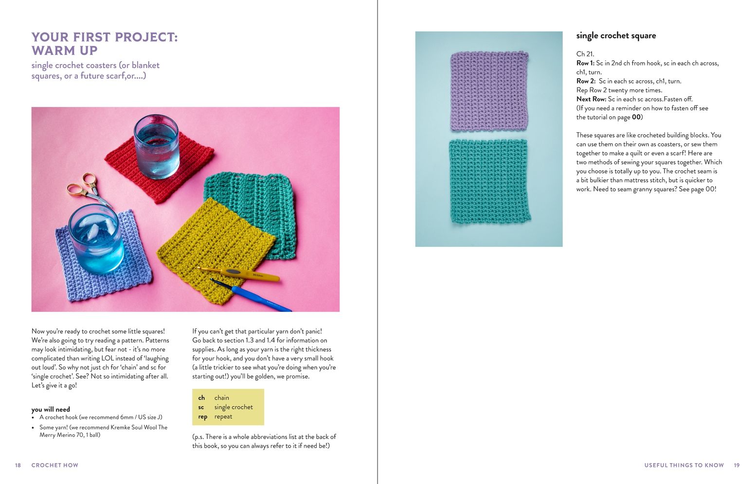 Crochet How: Learn to Crochet with Simple Stitches, Patterns, and Tips