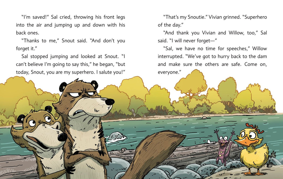 Detective Duck: The Mystery of the Flash Flood (Detective Duck #4)
