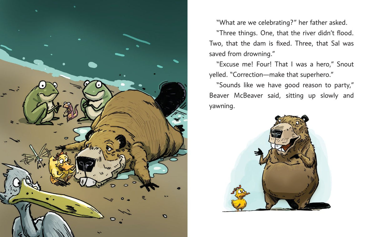 Detective Duck: The Mystery of the Flash Flood (Detective Duck #4)