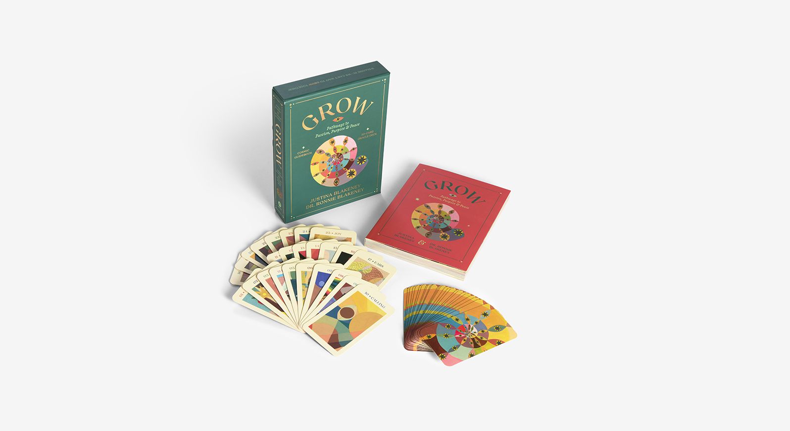 GROW: Pathways to Passion, Purpose & Peace Guidebook & Oracle Deck