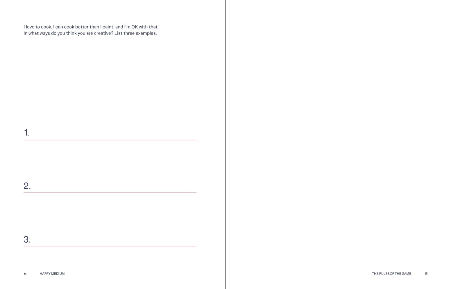 Happy Medium: A Guided Creativity Journal