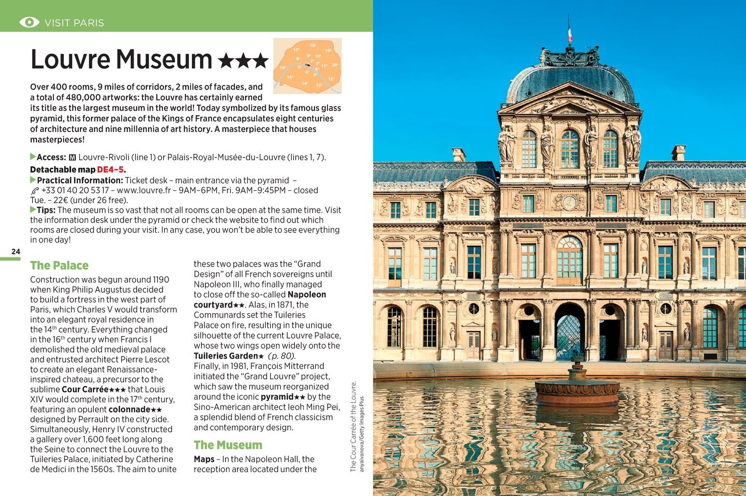 Michelin Travel Guides Short Stays: Paris: Fully Updated and Includes Detachable Map