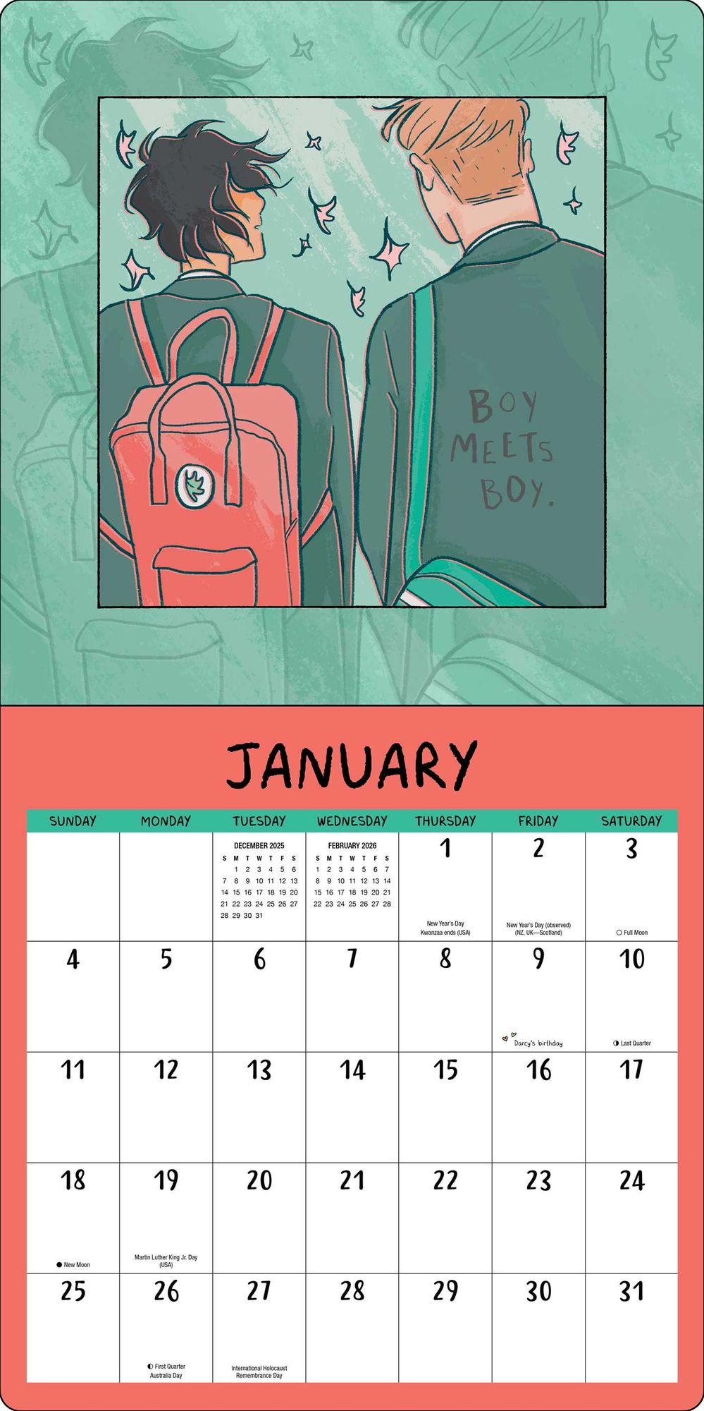 2026 Heartstopper Wall Calendar
