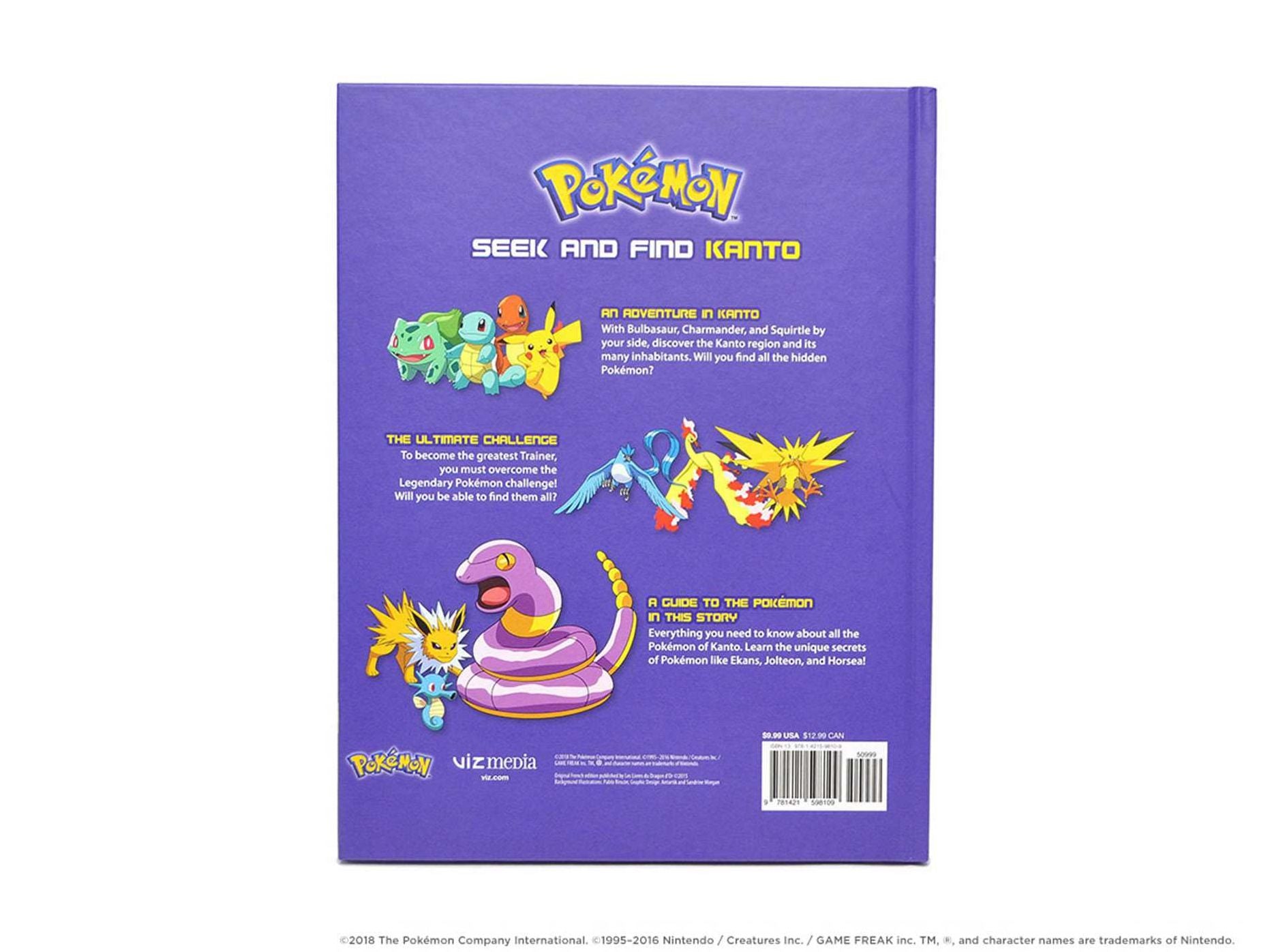 Pokémon Seek and Find: Kanto: Kanto