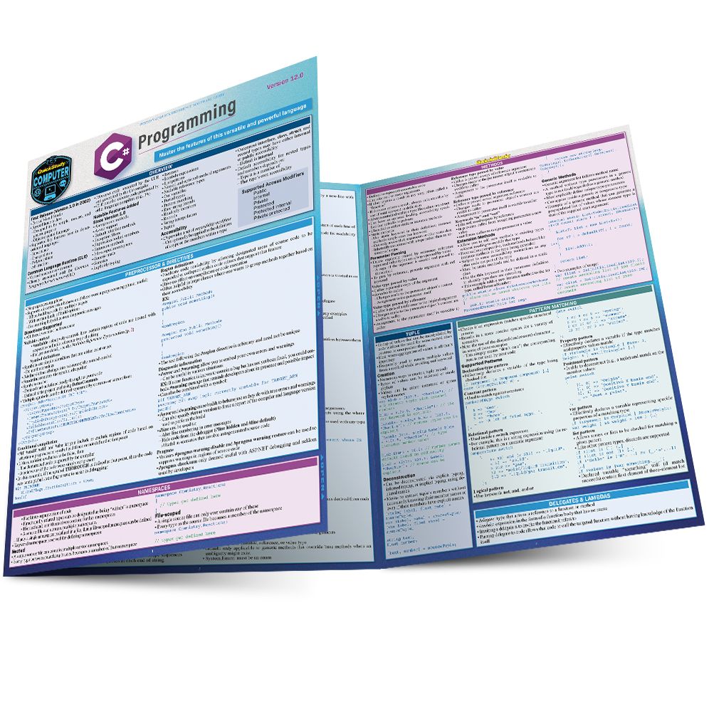 C# Programming: a QuickStudy Laminated Reference Guide