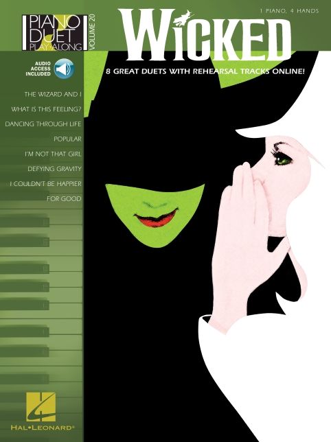 Wicked Piano Duet Play-Along Volume 20 - Book/Online Audio National Federation of Music Clubs 2024-2028 Selection