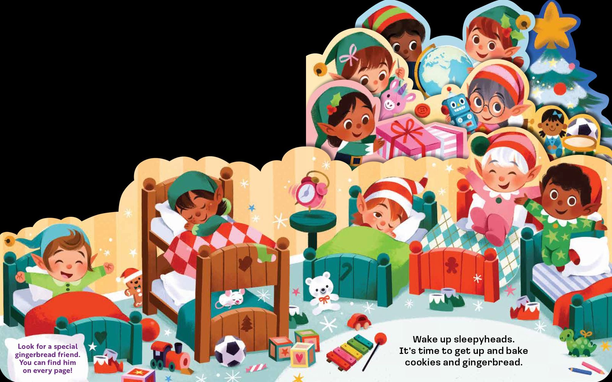 It's Time for Christmas: A lush multi-layered die cut reveal celebrating Christmas
