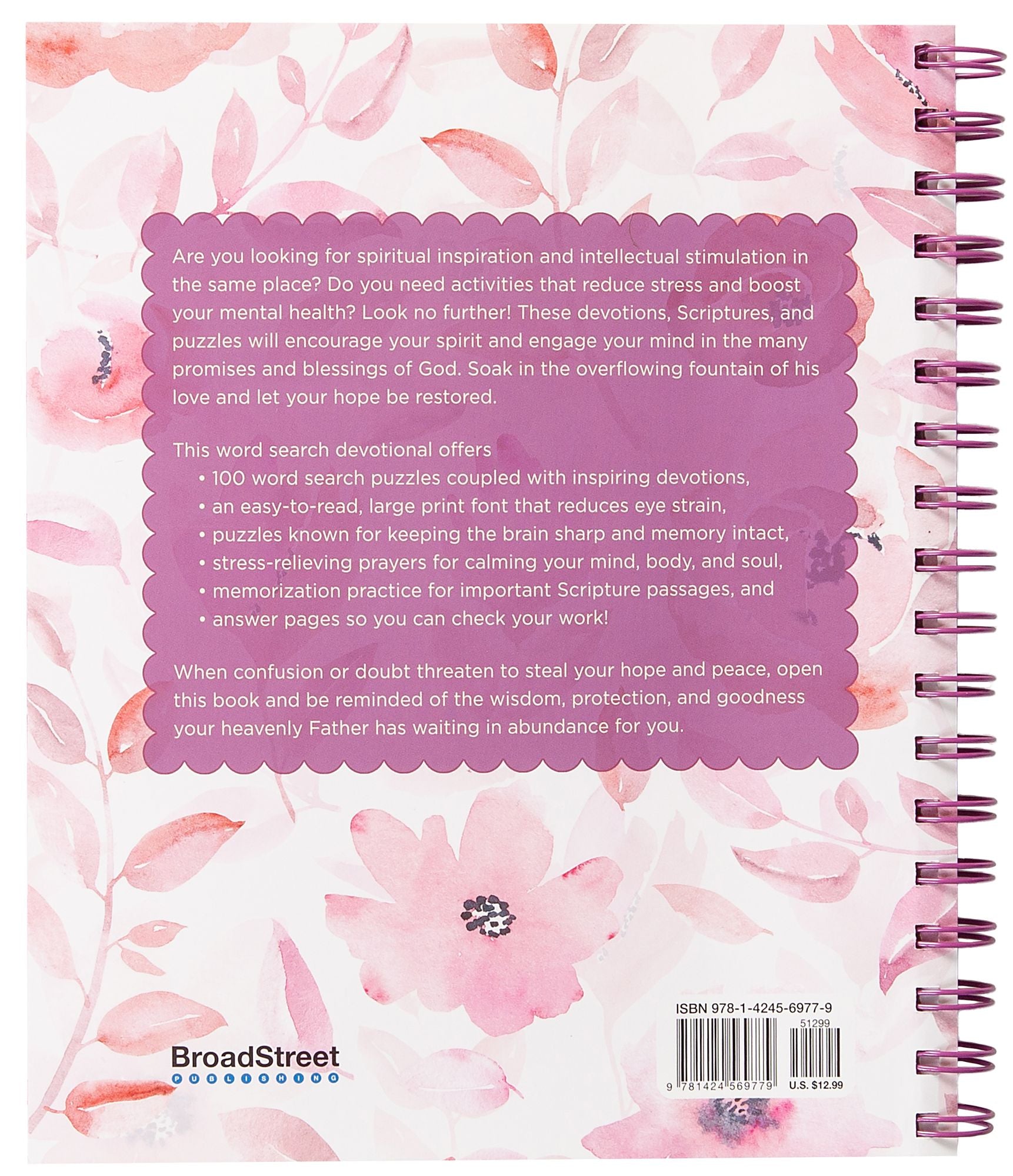 100 Days of Hope for Your Soul: Bible Word Search Devotional