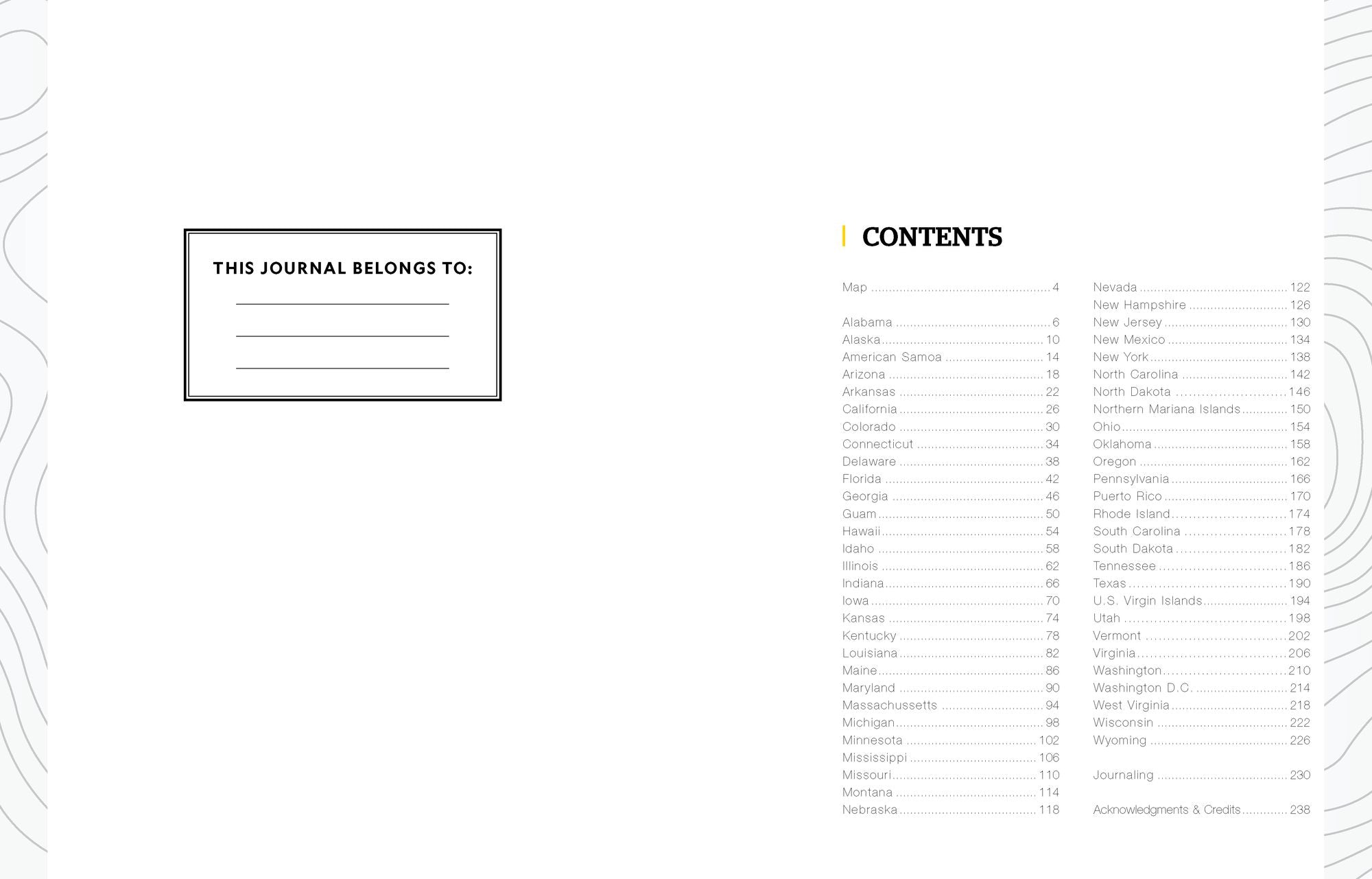 50 States, 5,000 Ideas Journal