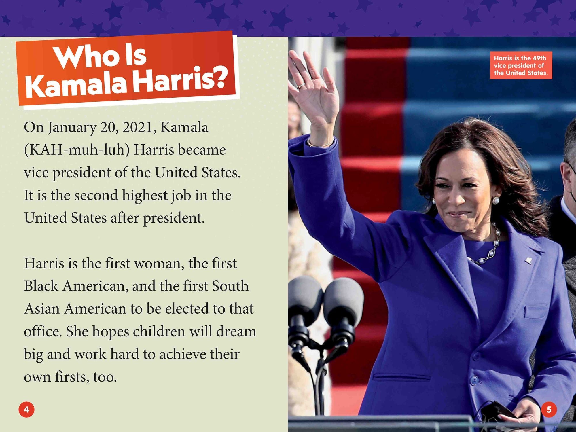 Kamala Harris (National Geographic Kids Readers, Level 2)