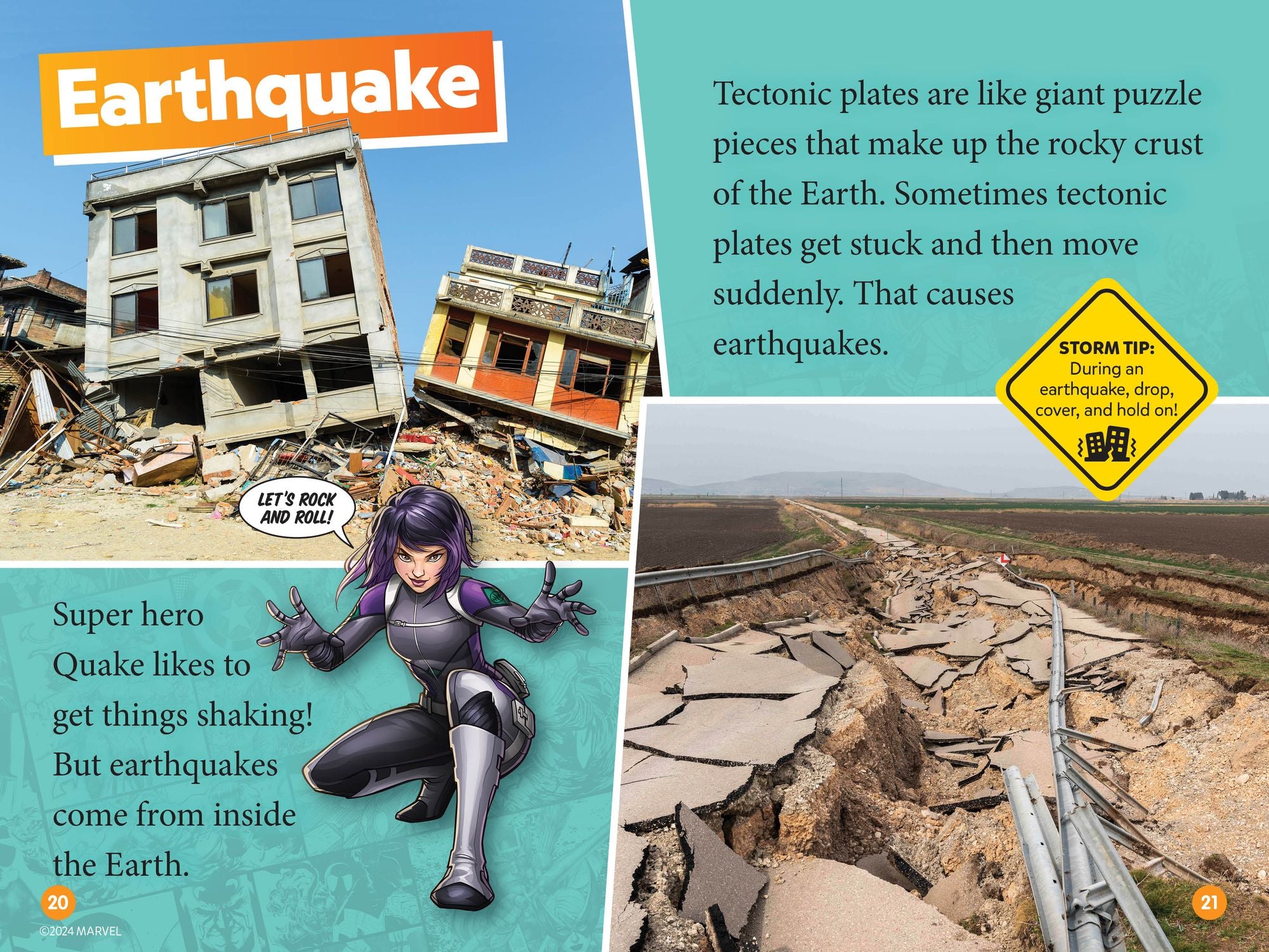 Marvel's Storm: Disaster Alert! (National Geographic Kids Readers, Level 1)