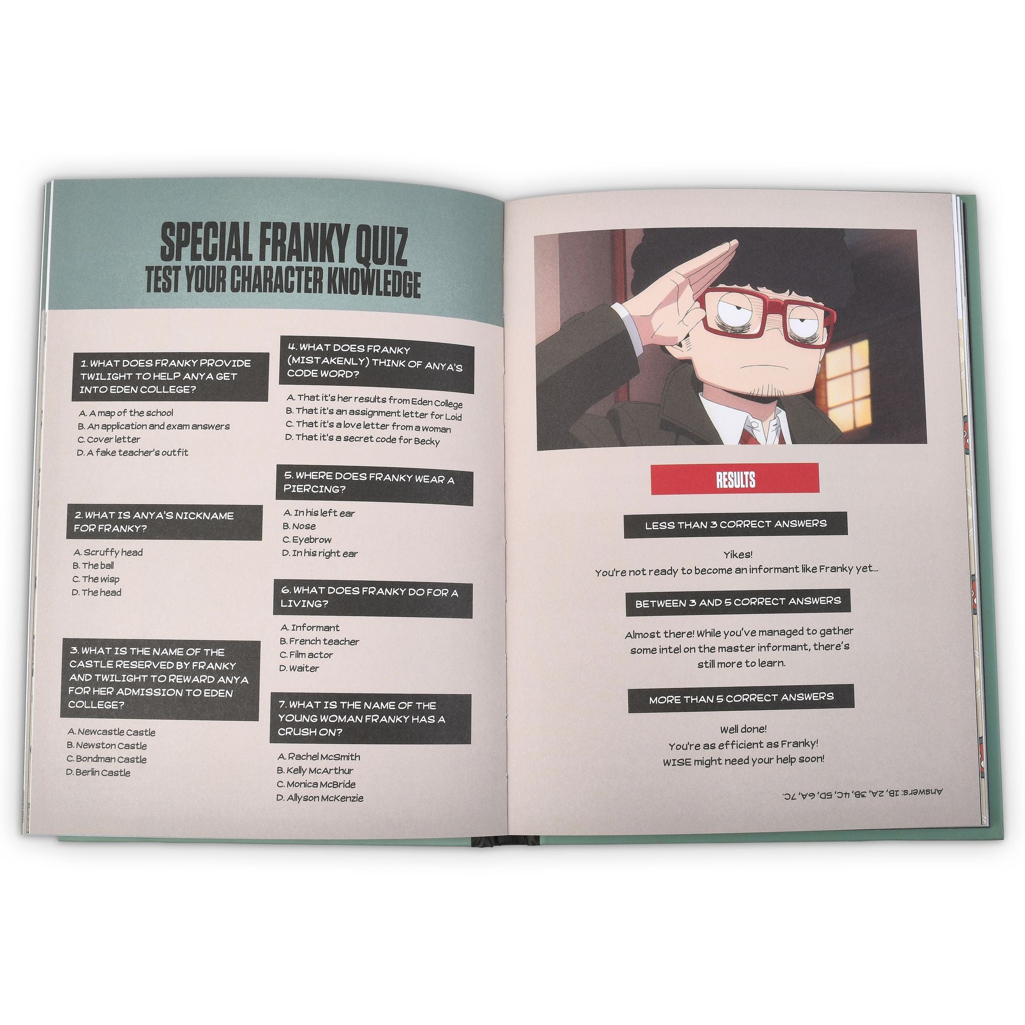 SPY x FAMILY S1 Fan Notebook