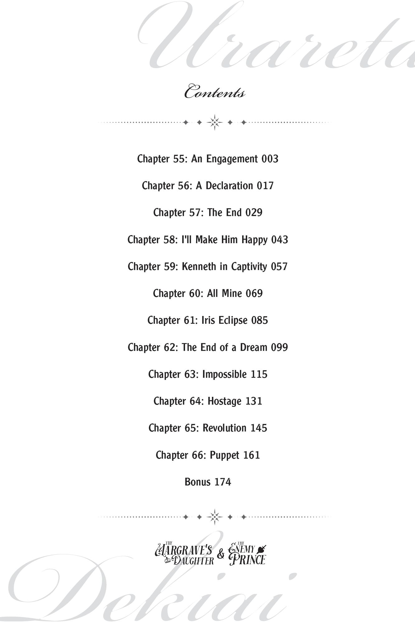 The Margrave's Daughter & the Enemy Prince, Volume 6