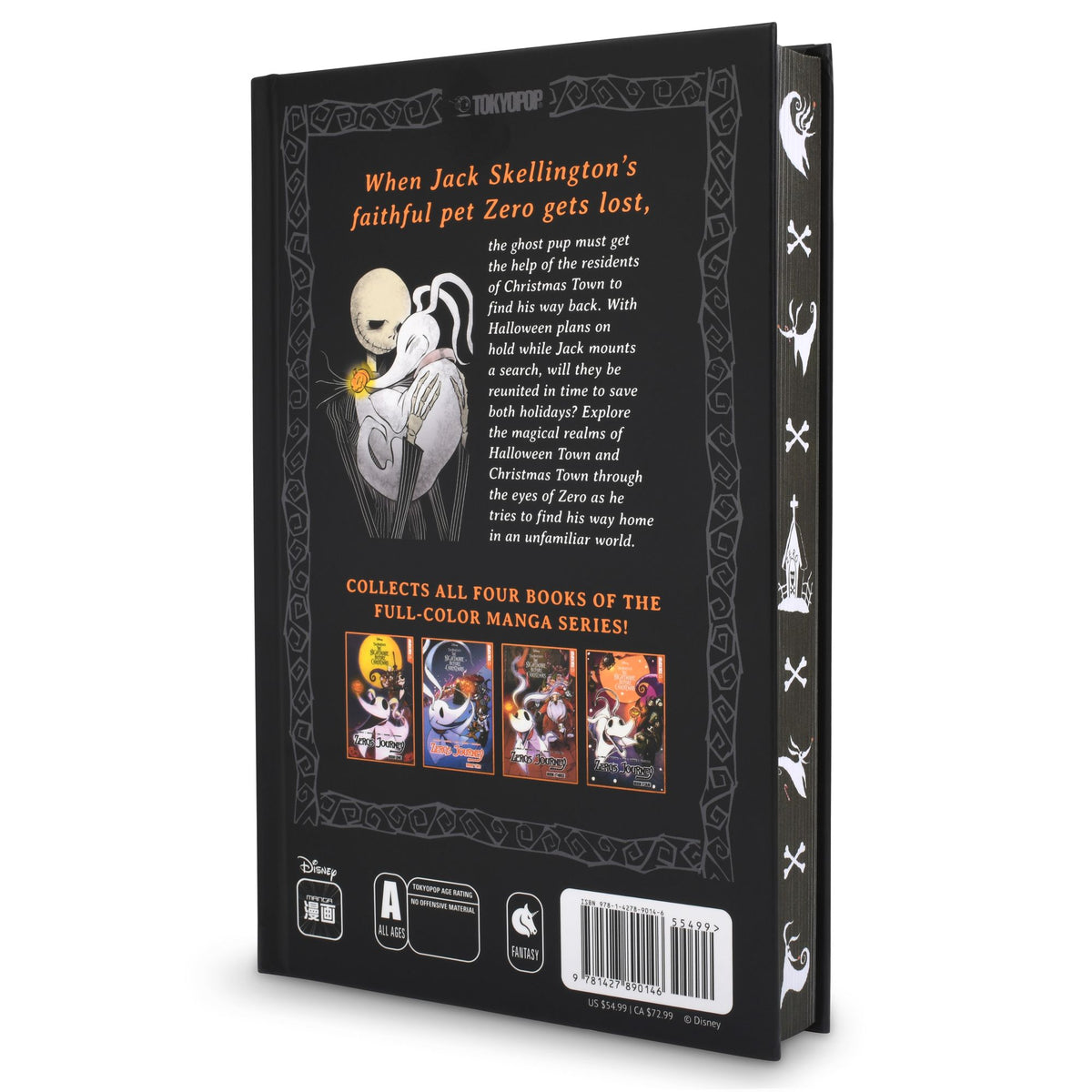Disney Manga: Tim Burton's The Nightmare Before Christmas - Zero's Journey (Ultimate Full-Color Graphic Novel Edition with Sprayed Edges)