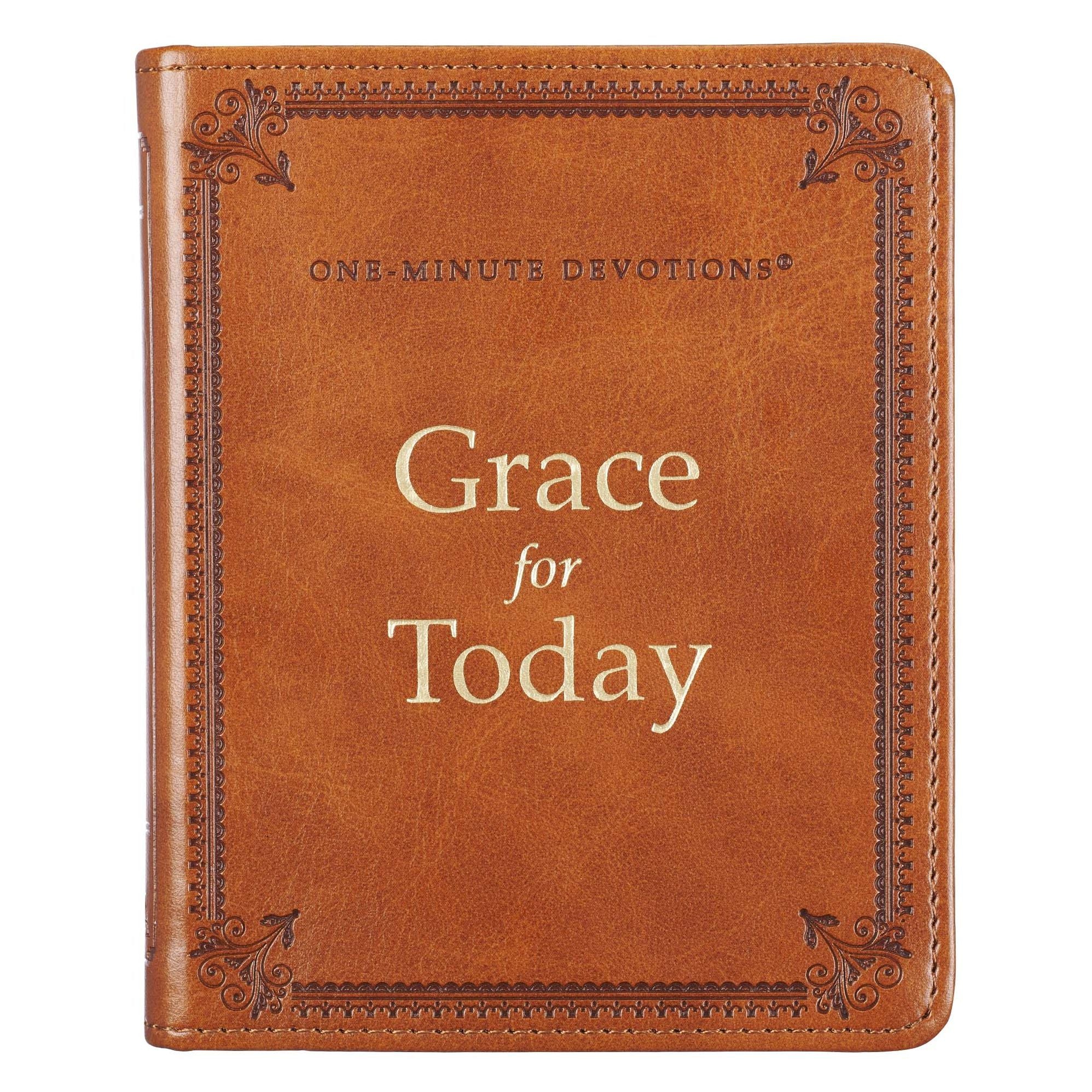 One Minute Devotions Grace for Today Faux Leather