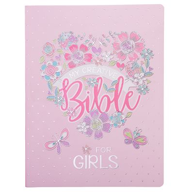 ESV My Creative Bible for Girls Softcover, Pink Floral