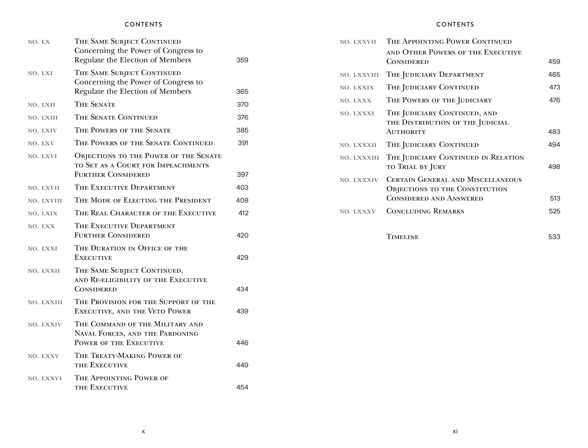 The Federalist Papers