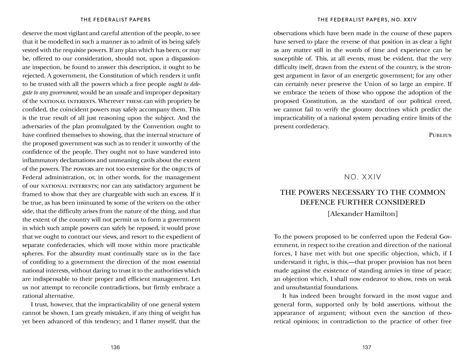 The Federalist Papers