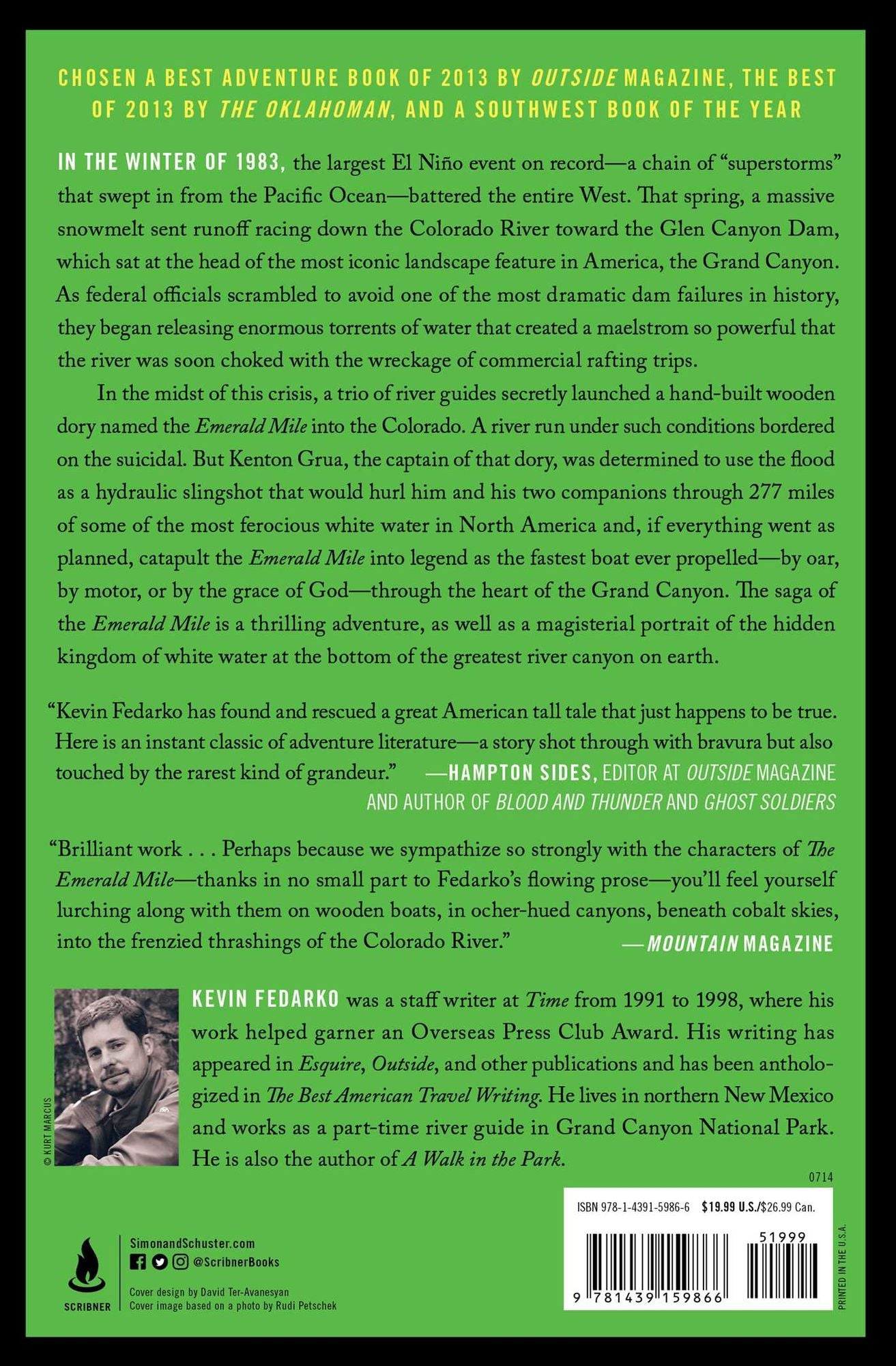The Emerald Mile: The Epic Story of the Fastest Ride in History Through the Heart of the Grand Canyon