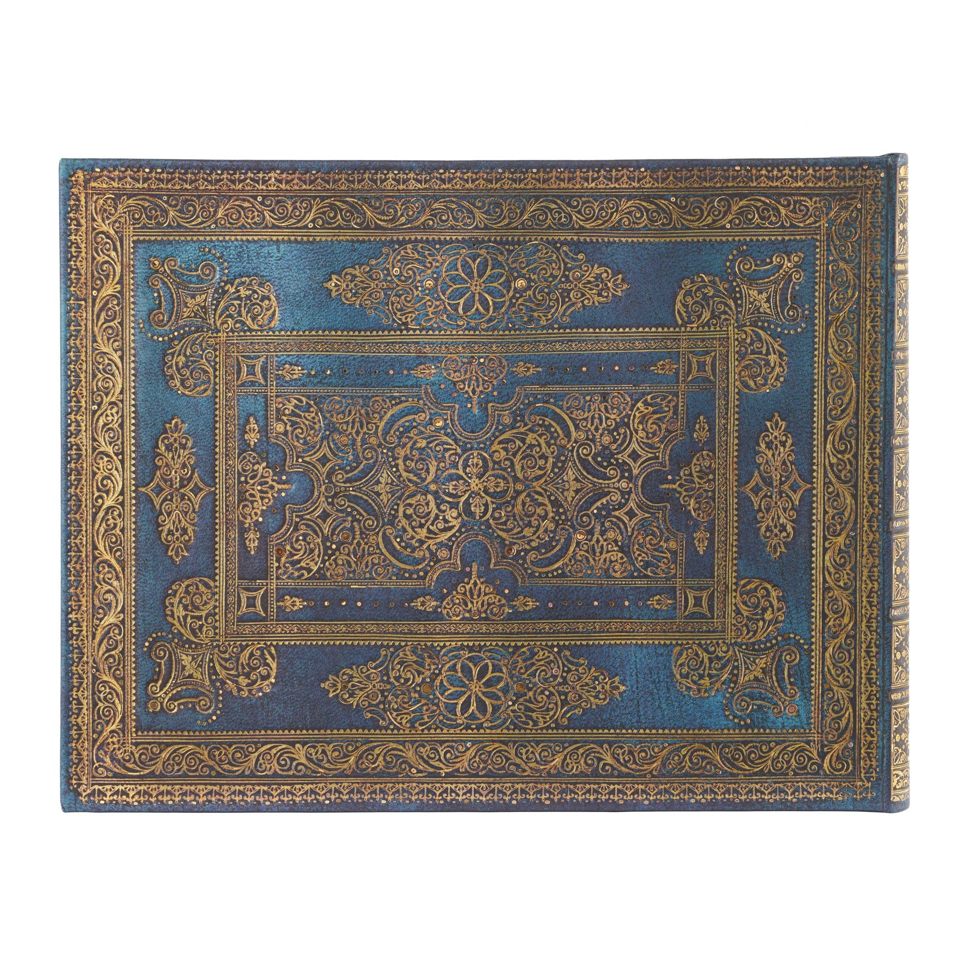 Paperblanks Blue Luxe Luxe Design Guest Book Unlined 144 Pg 120 GSM
