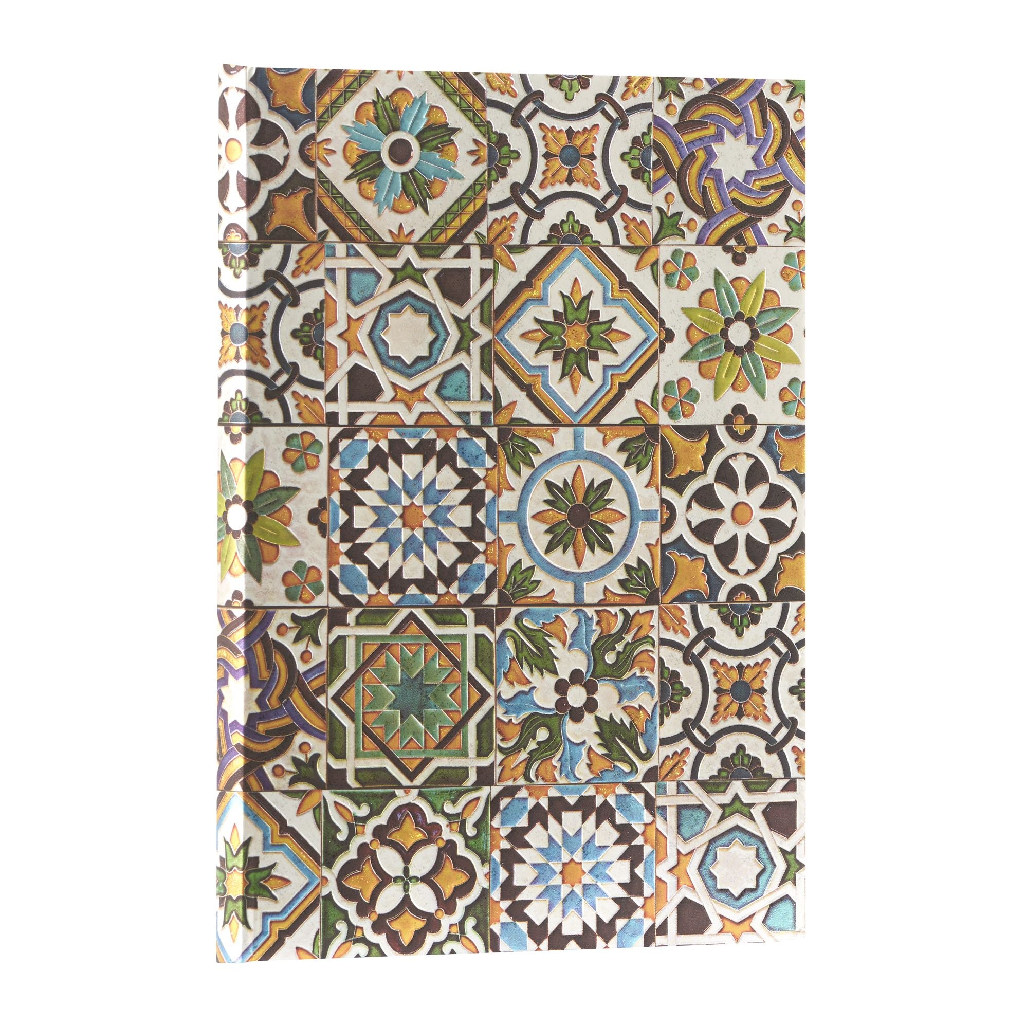 Paperblanks Porto Portuguese Tiles Hardcover Journal Midi Lined Elastic Band Closure 144 Pg 120 GSM