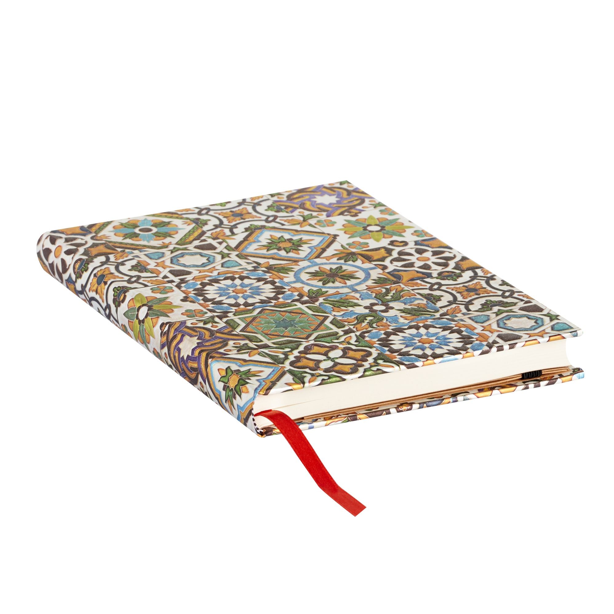 Paperblanks Porto Portuguese Tiles Hardcover Journal Midi Lined Elastic Band Closure 144 Pg 120 GSM