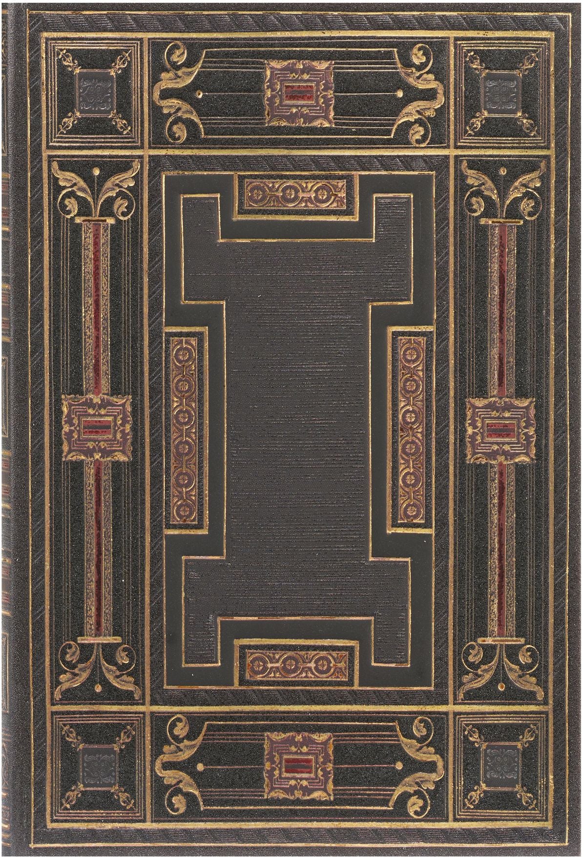 Paperblanks Onyx Asterales Hardcover Journal Mini Lined Elastic Band Closure 176 Pg 85 GSM