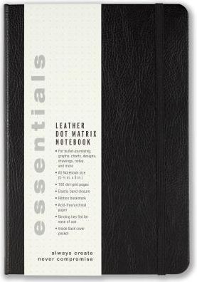 Essentials Leather Dot Matrix Journal A5