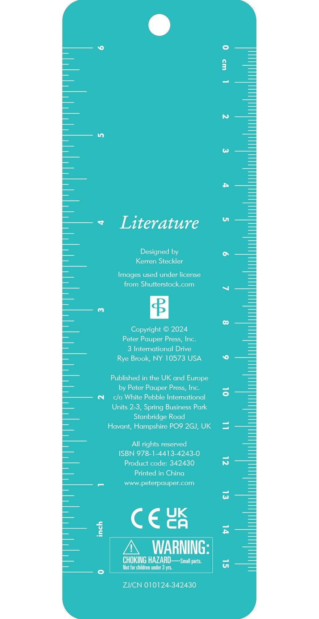Literature Is The Most Agreeable Way Beaded Bookmark