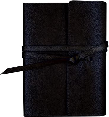 Black Leather Wrap Journal (Traveler's Notebook)