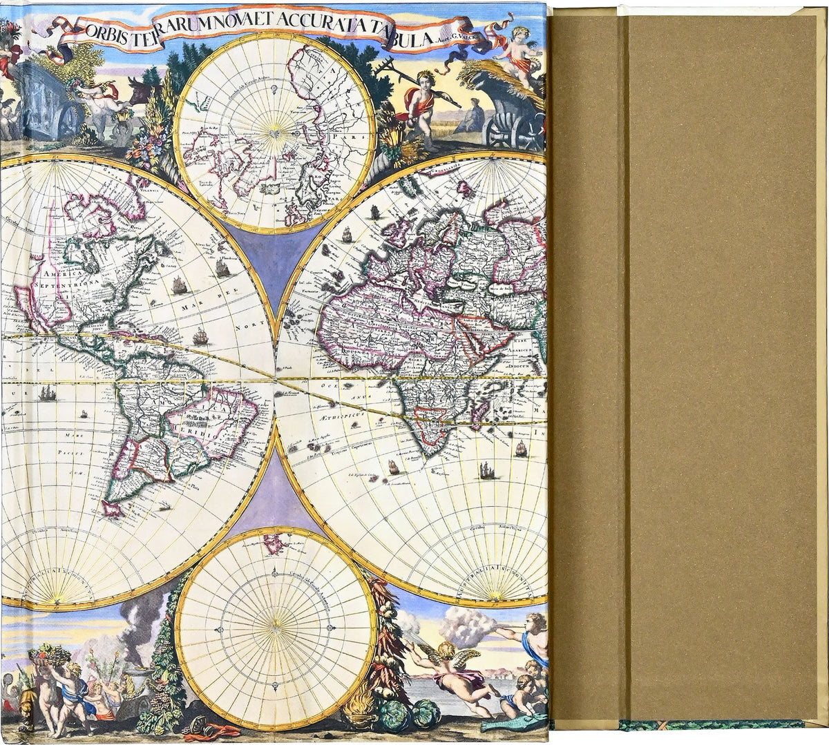 World Map Page-A-Day Travel Journal