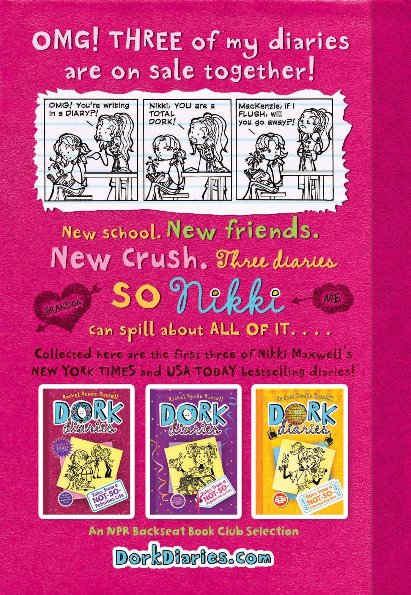 Dork Diaries Boxed Set (Books 1-3): Dork Diaries; Dork Diaries 2; Dork Diaries 3