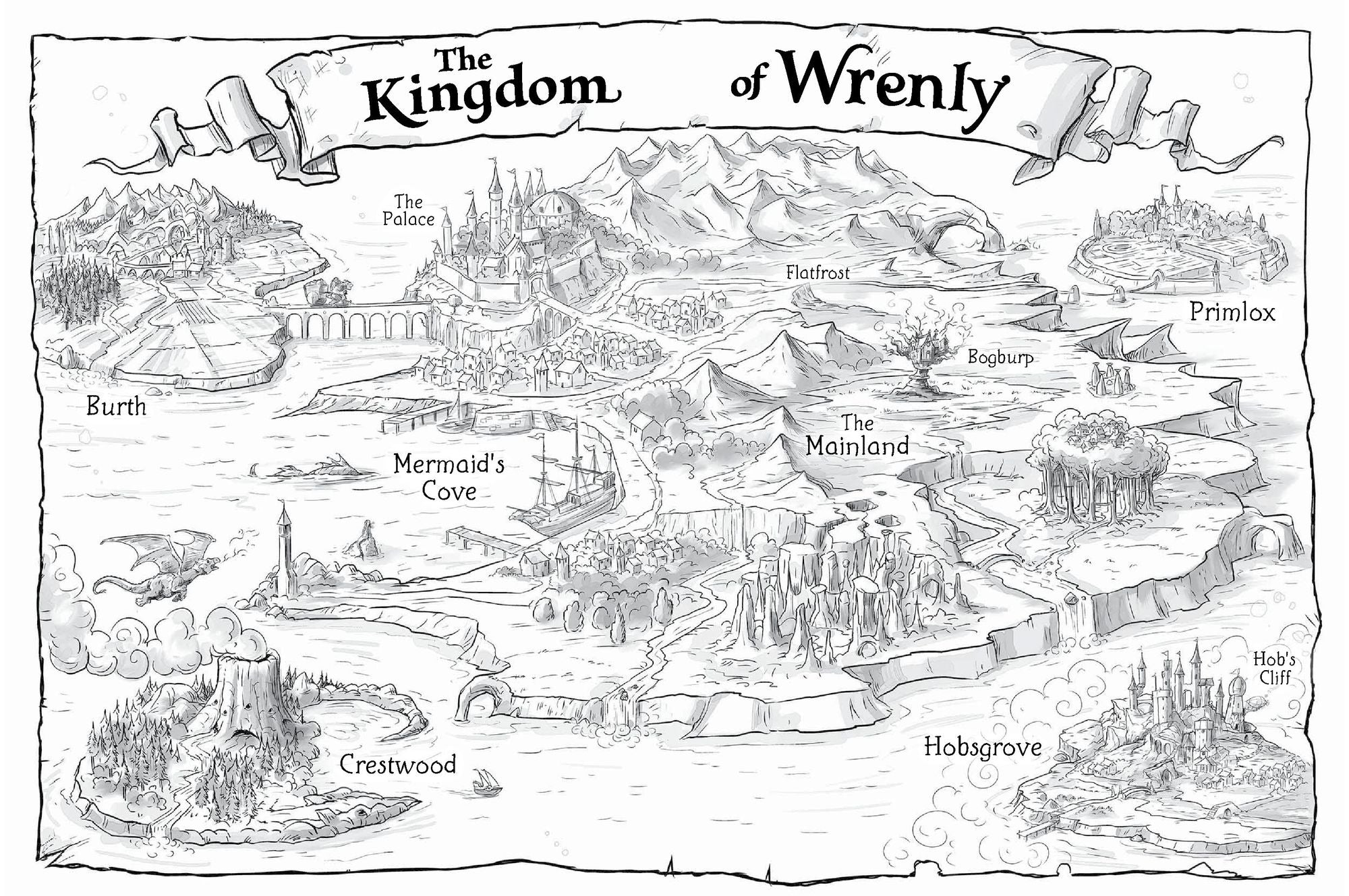 The Scarlet Dragon (The Kingdom of Wrenly Series #2)