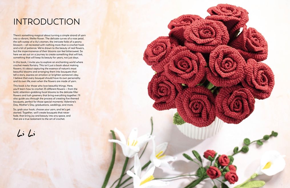Crochet A Flower Bouquet: 35 crochet patterns for handmade flowers and foliage